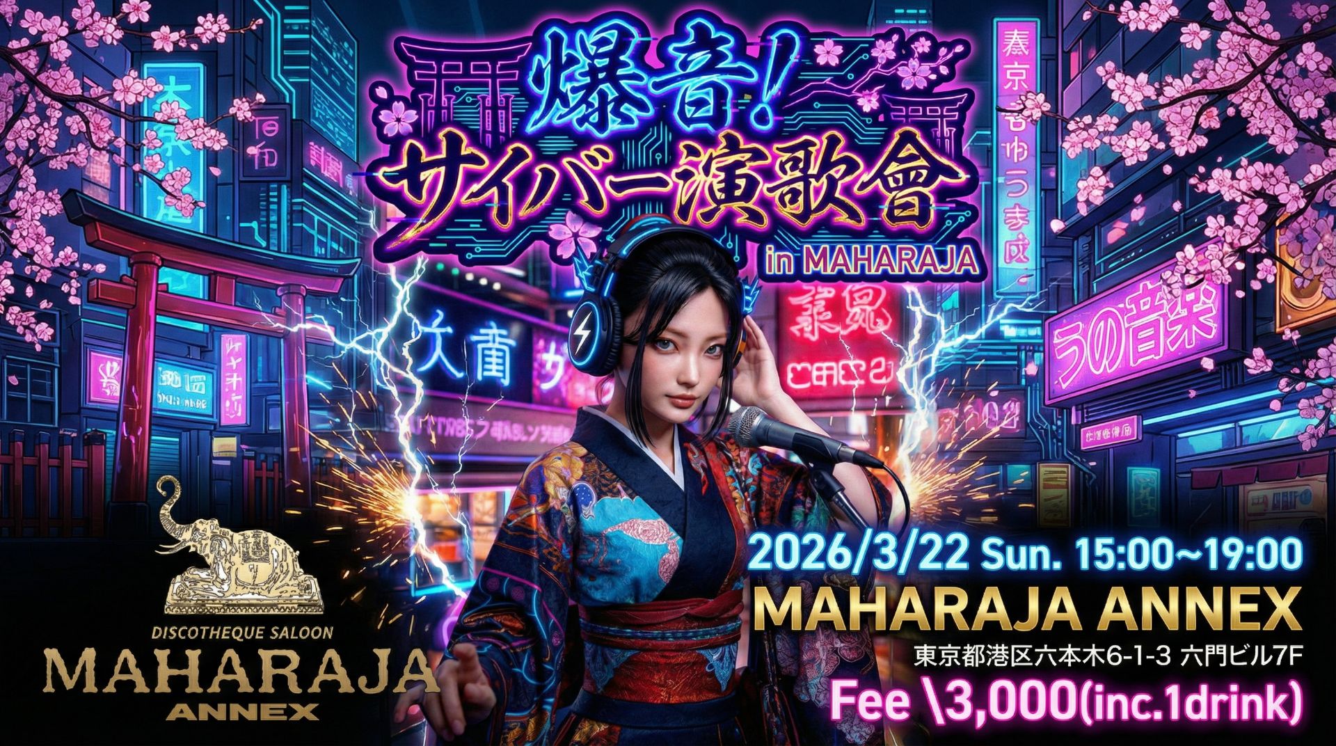 爆音!サイバー演歌會 in MAHARAJA
